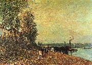 Alfred Sisley The Tugboat oil on canvas